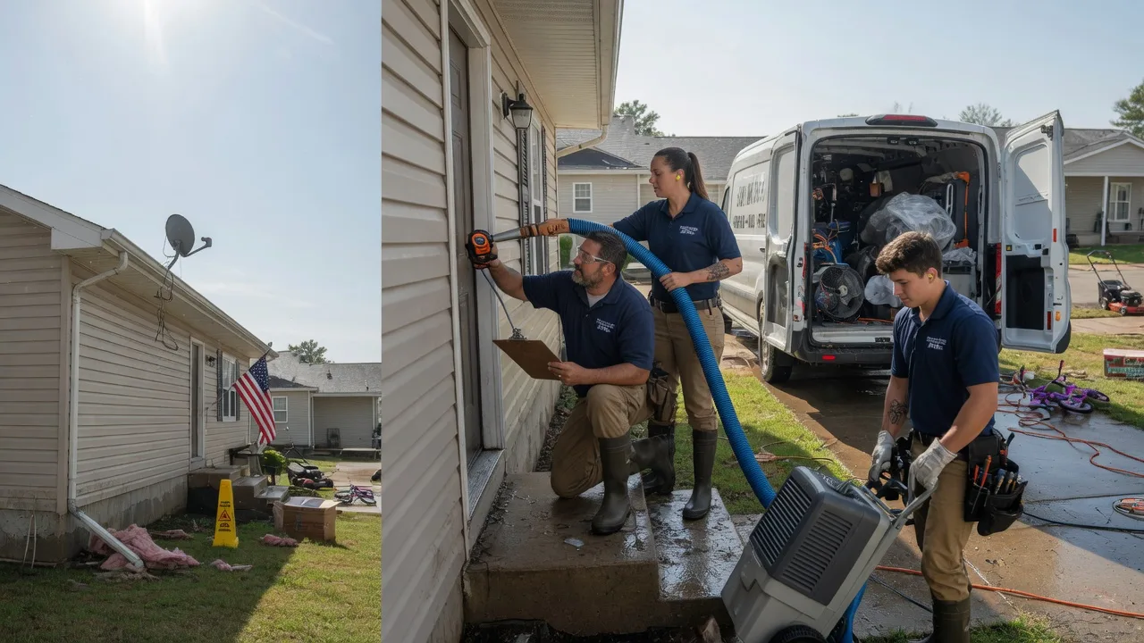 Ceiling Water Damage Restoration in Burton, OH near me